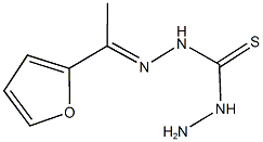 N''-[(E)-1-(2-furyl)ethylidene]carbonothioic dihydrazide Struktur