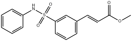 2-Propenoic acid, 3-[3-[(phenylaMino)sulfonyl]phenyl]-, Methyl ester, (2E)- Struktur