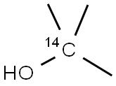 2-METHYL-2-PROPANOL, T-[1-14C] Struktur