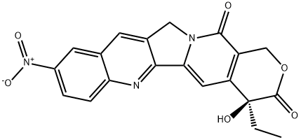 10-Nitrocamptothecin Struktur