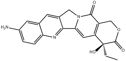 9-amino-20-camptothecin Struktur