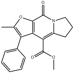 METHYL 2-METHYL-8-OXO-3-PHENYL-5,6,7,8-TETRAHYDRO-1-OXA-7A-AZAINDACENE-4-CARBOXYLATE Struktur