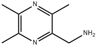 Pyrazinemethanamine,  3,5,6-trimethyl-  (9CI) Struktur