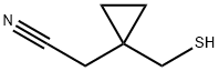 Thiomethyl Cyclopropyl Acetonitrile Struktur