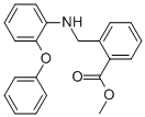 METHYL 2-[(2-PHENOXYPHENYLAMINO)-METHYL]BENZOATE Struktur