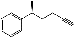 [S,(+)]-5-Phenyl-1-hexyne Struktur