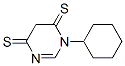 4,6(1H,5H)-Pyrimidinedithione,  1-cyclohexyl- Struktur