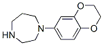 1H-1,4-Diazepine,  1-(2,3-dihydro-1,4-benzodioxin-6-yl)hexahydro- Struktur