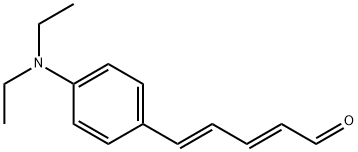 (E,E)-5-[4-(DIETHYLAMINO)PHENYL]PENTA-2,4-DIENAL Struktur