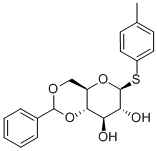 4-Methylphenyl 4,6-O-benzylidene-1-thio-b-D-glucopyranoside Struktur