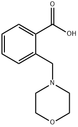 2-MORPHOLIN-4-YLMETHYLBENZOIC ACID Struktur