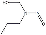 (Nitrosopropylamino)methanol Struktur