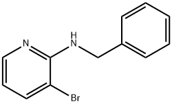 3-BROMO-2-BENZYLAMINOPYRIDINE Struktur