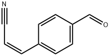 2-Propenenitrile, 3-(4-formylphenyl)-, (Z)- (9CI) Struktur