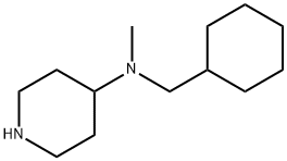 N-(CYCLOHEXYLMETHYL)-N-METHYL-4-PIPERIDINAMINE Struktur