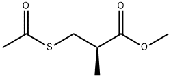 (R)-(+)-3-(ACETYLTHIO)ISOBUTYRIC ACID METHYL ESTER Struktur