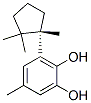 4-Methyl-6-[(1S)-1,2,2-trimethylcyclopentyl]benzene-1,2-diol Struktur