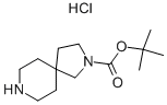 TERT-BUTYL 2,8-DIAZASPIRO[4.5]DECAN-2-CARBOXYLATE HYDROCHLORIDE Struktur