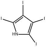 2,3,4,5-tetraiodopyrrole Struktur