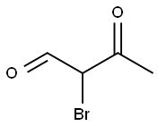 Butanal,  2-bromo-3-oxo- Struktur