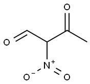 Butanal, 2-nitro-3-oxo- (9CI) Struktur