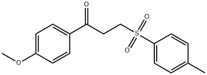 1-(4-METHOXYPHENYL)-3-[(4-METHYLPHENYL)SULFONYL]-1-PROPANONE Struktur