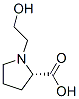 L-Proline, 1-(2-hydroxyethyl)- (9CI) Struktur