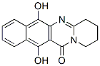 12H-Benzo[g]pyrido[2,1-b]quinazolin-12-one,  1,2,3,4-tetrahydro-6,11-dihydroxy- Struktur