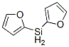 Di-(2-furyl)silane Struktur