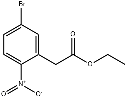 ethyl 2-(5-bromo-2-nitrophenyl)acetate Struktur