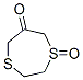 1,4-Dithiepan-6-one 1-oxide Struktur