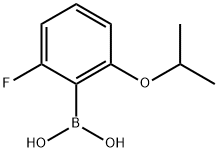 2-FLUORO-6-ISOPROPOXYPHENYLBORONIC ACID Struktur