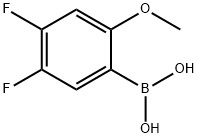 4,5-DIFLUORO-2-METHOXYPHENYLBORONIC ACID Struktur