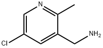 C-(5-Chloro-2-Methyl-pyridin-3-yl)-MethylaMine Struktur