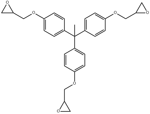 1,1,1-TRIS(4-HYDROXYPHENYL)ETHANE TRIGLYCIDYL ETHER Struktur