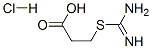 3-(amidinothio)propionic acid hydrochloride Struktur