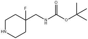 TERT-BUTYL (4-FLUOROPIPERIDIN-4-YL)METHYLCARBAMATE Struktur