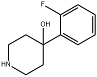 4-(2-FLUORO-PHENYL)-PIPERIDIN-4-OL Struktur