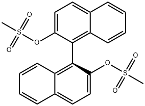 (S)-(+)-1,1'-BI-2-NAPHTHYL DIMETHANESUL& Struktur