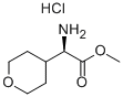 (R)-AMINO-(TETRAHYDRO-PYRAN-4-YL)-ACETIC ACID METHYL ESTER HYDROCHLORIDE Struktur