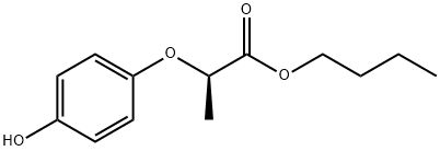 Butyl (R)-(+)-2-(4-hydroxyphenoxy)propionate Struktur