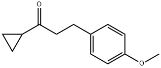 CYCLOPROPYL 2-(4-METHOXYPHENYL)ETHYL KETONE Struktur