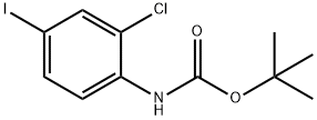 TERT-BUTYL 2-CHLORO-4-IODOPHENYLCARBAMATE Struktur