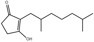 2-(2,6-DIMETHYLHEPTYL)-3-HYDROXYCYCLOPENT-2-ENONE Struktur