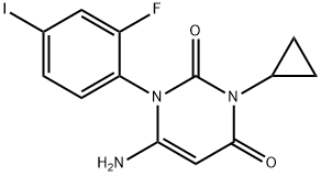 6-aMino-3-cyclopropyl-1-(2-fluoro-4-iodophenyl)pyriMidine-2,4(1H,3H)-dione