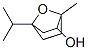 exo-1-methyl-4-(1-methylethyl)-7-oxabicyclo[2.2.1]heptan-2-ol Struktur