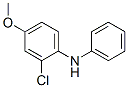 N-(2-Chloro-4-methoxyphenyl)aniline Struktur