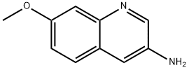 3-QuinolinaMine, 7-Methoxy- Struktur