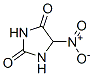 2,4-Imidazolidinedione,  5-nitro- Struktur