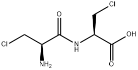 beta-chloroalanyl-beta-chloroalanine Struktur